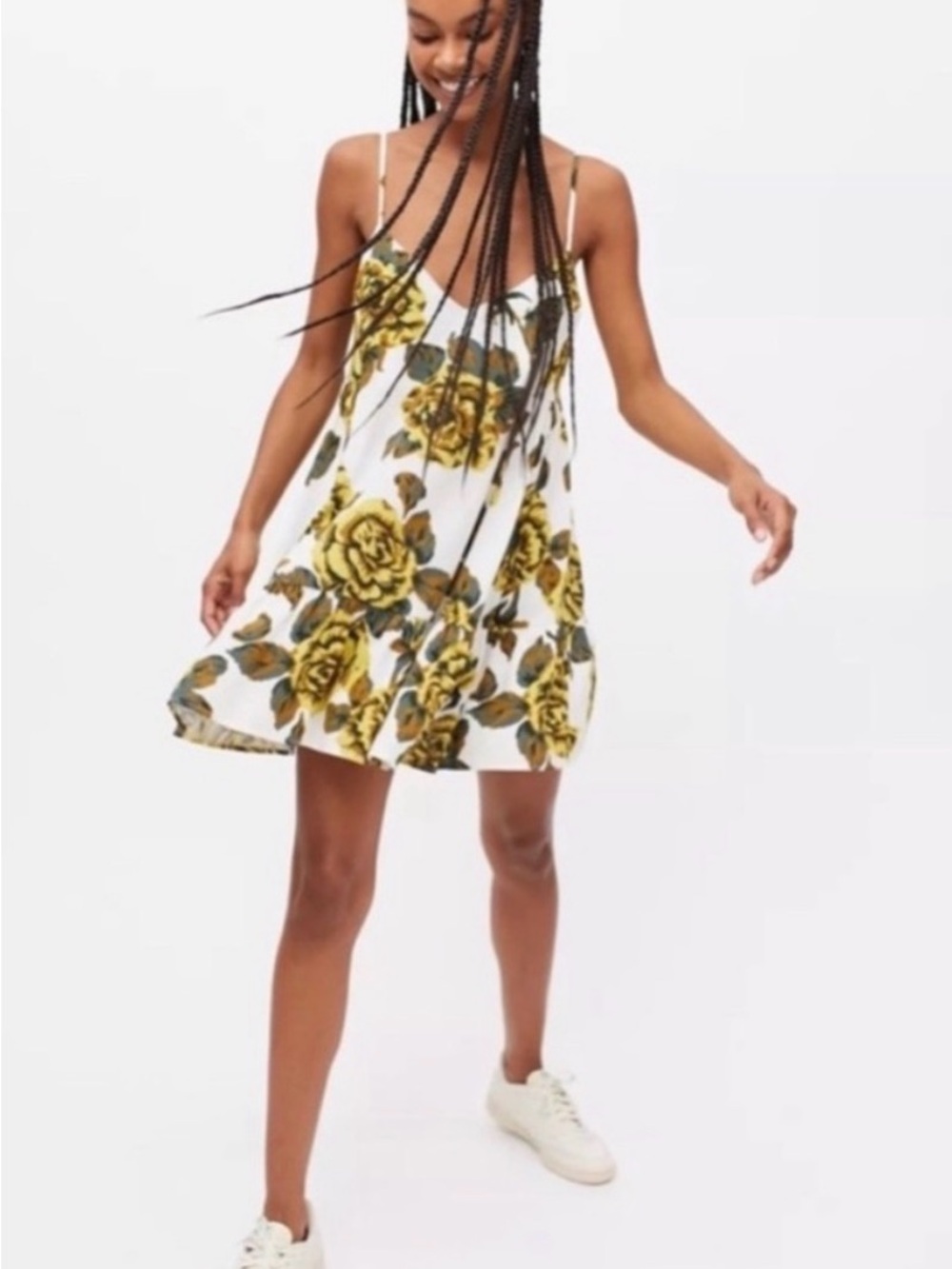 Urban Outfitters Tangerine Mini Frock Babydoll Dress
